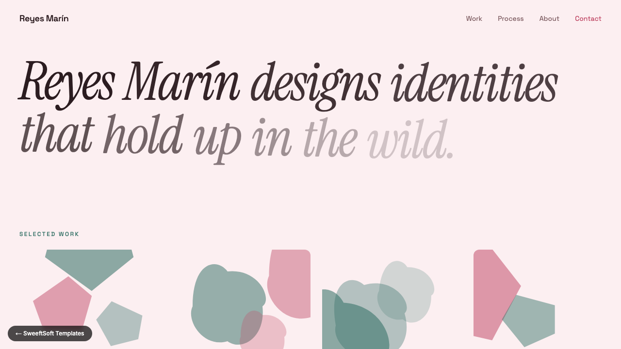 Preview of Reyes Marín — Brand & Identity Design